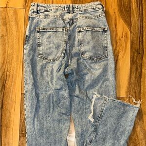 Zara high rise jeans.